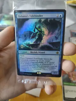 MTG Tishana's Tidebinder Prerelease Card #81 NM Foil Rare - Image 1