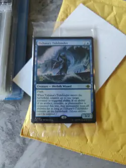 MTG Tishana's Tidebinder Prerelease Card #81 NM Foil Rare - Image 3