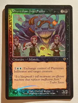 Magic MTG - Phyrexian Infiltrator (Foil) - Invasion Rare - LP - Image 1