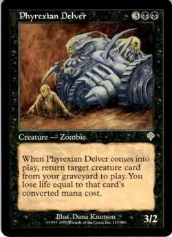 Phyrexian Delver R Invasion 115 NM - Image 1