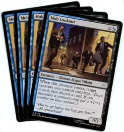 x4 Mob Lookout - 0136 - Marvel's Spider-Man - MTG SHIPS NOW - Image 1