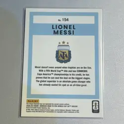 Lionel Messi 2025-26 Panini Donruss Road to FIFA World Cup #154 Argentina - Image 2