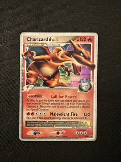 Pokemon TCG Charizard G LV.X DP45 Black Star Promo Card - Image 1