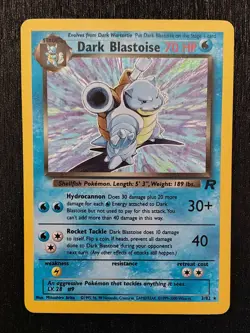 Pokemon TCG - DARK BLASTOISE HOLO - Team Rocket 3/82 - Image 1