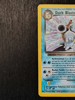 Pokemon TCG - DARK BLASTOISE HOLO - Team Rocket 3/82 - Image 2