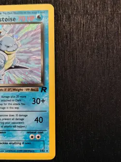 Pokemon TCG - DARK BLASTOISE HOLO - Team Rocket 3/82 - Image 3