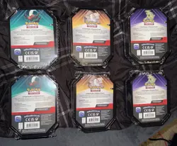 Pokemon TCG Triple Whammy Sealed Tin Lot (6) Darkrai Slaking Tyranitar - Image 2