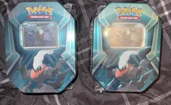 Pokemon TCG Triple Whammy Sealed Tin Lot (6) Darkrai Slaking Tyranitar - Image 3