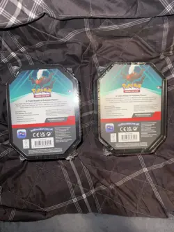 Pokemon TCG Triple Whammy Sealed Tin Lot (6) Darkrai Slaking Tyranitar - Image 4
