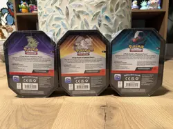 Pokemon TCG Triple Whammy Tin Complete Set of 3 Sealed Tyranitar Slaking Darkrai - Image 2