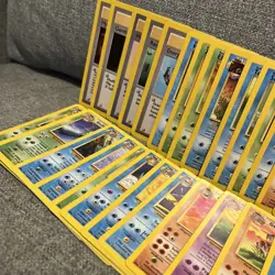 Pokemon Fossil Full Complete Set Of Uncommon & Common 32 Cards WOTC VINTAGE - Image 4