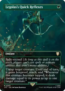 Legolas's Quick Reflexes (Borderless) 493 MTG Card The Lord of the Rings - Image 1