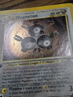 Pokemon Wotc 1st Edition Neo Revelation # 10/64 Holo Magneton M/NM - Image 3