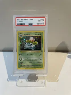 Ivysaur PSA 10 Pokemon CLV Trading Card Game Classic #002 - Image 1