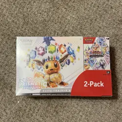 Pokemon Prismatic Evolutions ETB & Boost Bundle 2 Pack Costco SEALED* - Image 1