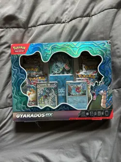Pokemon TCG Gyarados ex Premium Collection Box 6 Cards Promo Booster 2024 - Image 1