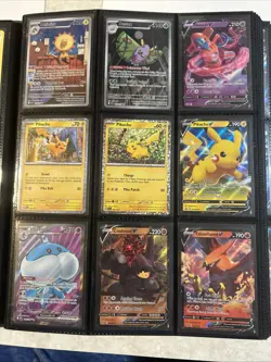 Pokemon Collection Binder - 225 Cards Total With Binder Included ! NM - Image 3