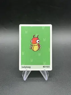 Ladybag - Ledyba #165 Pookiemoot Series 2 Custom Fan Art Pokemon - Image 1