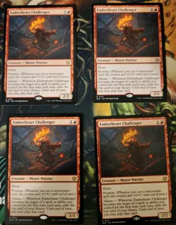4x Emberheart Challenger - NM - Bloomburrow - 133 -MTG - Image 1