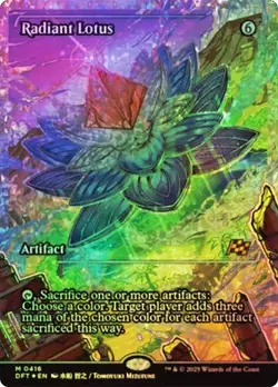 Radiant Lotus Fracture Foil Aetherdrift NM MTG - Image 1