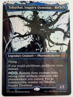 MTG - Tekuthal, Inquiry Dominus (Showcase) (Step-and-Compleat Foil) - 431 / - Image 1