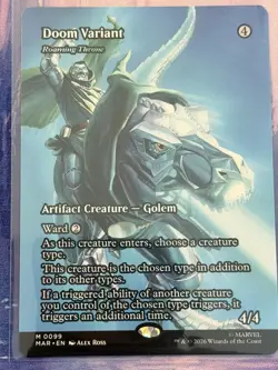 Doom Variant - Roaming Throne (Borderless) Marvel Universe Eternal-Legal Regular - Image 1