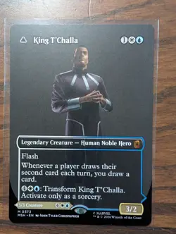 King T'Challa Black Panther, Hope Enduring (0373) Regular Borderless MTG - Image 2