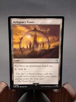 Reliquary Tower Universes Beyond: Doctor Who MTG Regular Lightly Played - Image 1