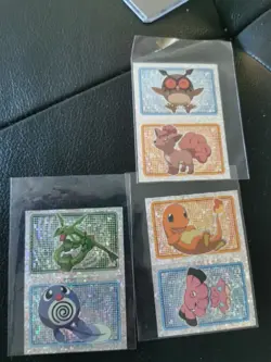 3 Merlin Pokemon Ultimate Sticker Holo 384/60 4/209 163/37 Serie 7 exelent/nm - Image 1