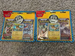 NEW Pokemon TCG: Scarlet Violet Paldea Evolved Pawmot Sealed Blister 2 Packs x 2 - Image 1