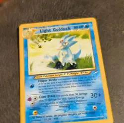 Pokemon TCG Light Golduck 47/105 Neo Destiny Unlimited Uncommon 80 HP - Image 1