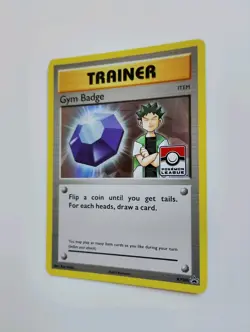 Trainer Gym Badge Brock - XY203 - League Promo NM Promo Pokemon NM Pack Fresh - Image 4