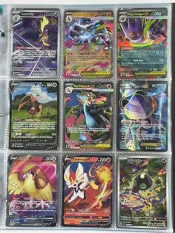 Pokemon Card Collection Binder Lot Holo Rare Mega Charizard Gengar Pikachu - Image 1