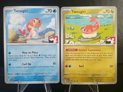 TATSUGIRI 062/197 & 131/167, STAMPED, PRIZE PACK SERIES 3/7, POKEMON CARDS (NM) - Image 1