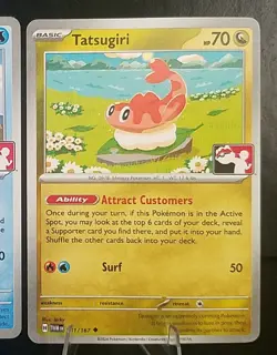 TATSUGIRI 062/197 & 131/167, STAMPED, PRIZE PACK SERIES 3/7, POKEMON CARDS (NM) - Image 5