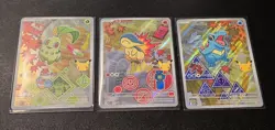 Pokemon TCG First Partner Illustration Collection Series 2 JOHTO GEN 2 SET - Image 1