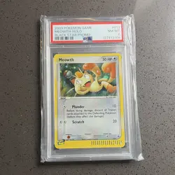 Pokemon TCG Meowth #013 2003 Promo Holo PSA 8 English Basic 50 HP - Image 2