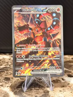 Pokemon TCG Volcanion ex 182/159 Sv09 Journey Together Holo SIR English - Image 1