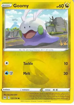 Goomy 132/196 Common Lost Origin Pokemon Lightly Played - Image 1