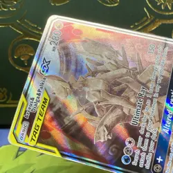 Pokemon TCG Arceus Dialga Palkia GX Card 221/236 Cosmic Eclipse Tag Team HP - Image 4