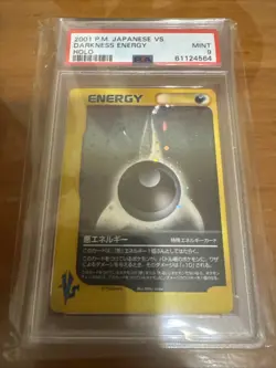 2001 POKEMON JPN VS DARKNESS ENERGY-HOLO PSA 9 - Image 1