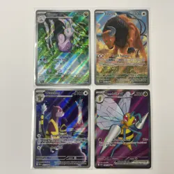 Pokemon Chaos Rising Card Lot of 4 Illustration Rare & Full Art - Image 1