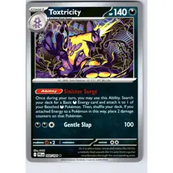 Toxtricity 68/94 Phantasmal Flames Pokemon Card Rare Reverse Holo NM TCG singles - Image 1