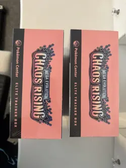 Pokemon Center Mega Evolution Chaos Rising Elite Trainer Box ETB Sealed x2 - Image 4