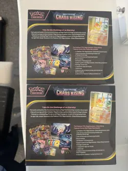 Pokemon Center Mega Evolution Chaos Rising Elite Trainer Box ETB Sealed x2 - Image 5