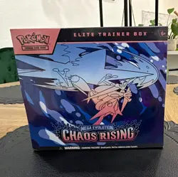 Pokemon TCG Elite Trainer Box Mega Evolution Chaos Rising 65 Cards EN Fennekin - Image 1