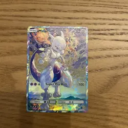 ✨Pokemon Mewtwo Textured Doujin Art Card - Image 1