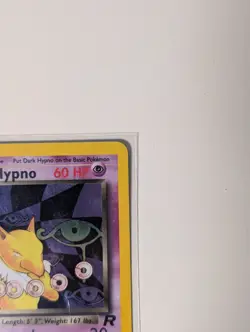 Dark Hypno 9/82 Team Rocket Holo Vintage Rare Pokemon Card LP - Image 2