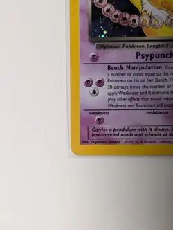 Dark Hypno 9/82 Team Rocket Holo Vintage Rare Pokemon Card LP - Image 4