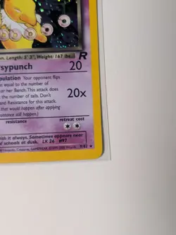 Dark Hypno 9/82 Team Rocket Holo Vintage Rare Pokemon Card LP - Image 5